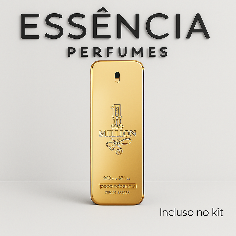(PROMOÇÃO DE DIA DO CLIENTE) Kit 3 Perfumes Masculinos Importados (100ml cada)  - Asad Lattafa + One Million + 212 VIP Black