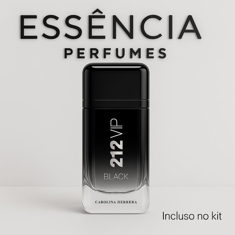 (PROMOÇÃO DE DIA DO CLIENTE) Kit 3 Perfumes Masculinos Importados (100ml cada)  - Asad Lattafa + One Million + 212 VIP Black