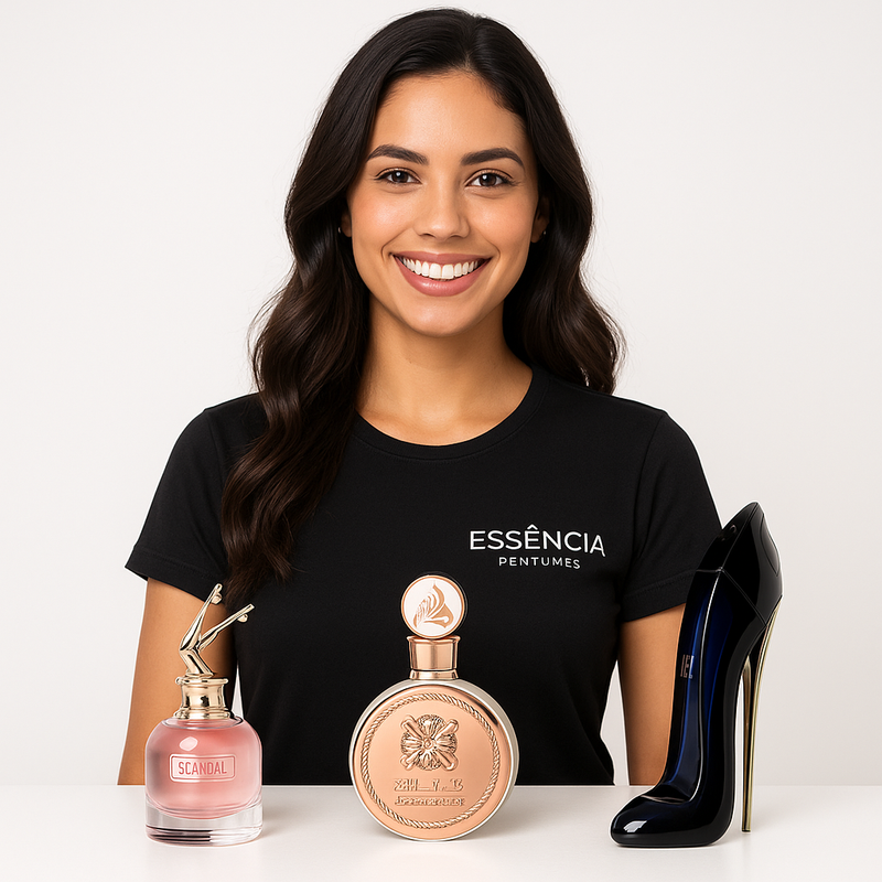 KIT 3 PERFUMES FEMININOS IMPORTADOS (100ml cada) | GOOD GIRL + FAKHAR ROSE + SCANDAL [ESQUENTA BLACK FRIDAY]