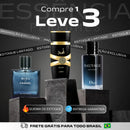 Kit 3 Perfumes Masculinos Importados (100ml cada)  -  Asad Lattafa+ Bleu de Chanel + Sauvage Dior