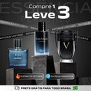 Kit 3 Perfumes Masculinos Importados (100ml cada)  - Sauvage Dior + Bleu de Chanel + Invictus Victory