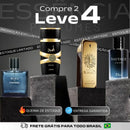 Kit 4 Perfumes Masculinos Importados (100ml cada)  - Asad Lattafa + Bleu de Chanel + Sauvage Dior + One Million