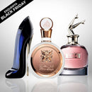 KIT 3 PERFUMES FEMININOS IMPORTADOS (100ml cada) | GOOD GIRL + FAKHAR ROSE + SCANDAL [ESQUENTA BLACK FRIDAY]